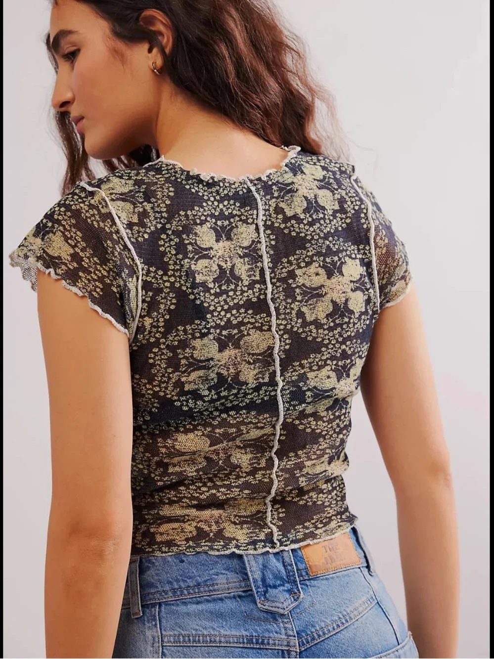 9339. Free People Oh My Baby Tee